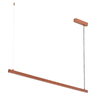 Lampy sufitowe - Lampa wisząca LED Miami 120 cm terakota 3000 lm - miniaturka - grafika 1