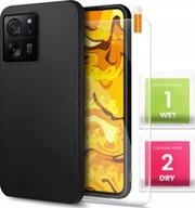 Etui i futerały do telefonów - Hello Case ETUI DO XIAOMI 13T GUMOWE OBUDOWA CZARNE MATOWE SILIKON POKROWIEC SZKŁO - miniaturka - grafika 1