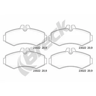 Lumag Sp. z o.o. Zestaw klocków hamulcowych, hamulce tarczowe Lumag Sp. z o.o. 23022 00 703 20 - Klocki hamulcowe - miniaturka - grafika 1