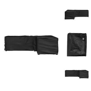 vidaXL Pokrowiec na meble ogrodowe w kształcie litery L 16 oczek 250x250x70 cm - Pokrowce ochronne na meble ogrodowe - Pokrowce na meble ogrodowe - miniaturka - grafika 1