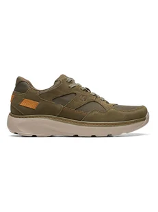 Clarks Skórzane sneakersy "ChartLite Tor" w kolorze zielonym - Trampki męskie - miniaturka - grafika 1