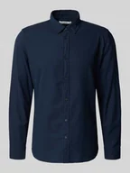 Koszule męskie - Koszula casualowa o kroju slim fit z czystej bawełny model ‘OWEN’ - miniaturka - grafika 1
