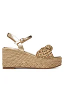 Espadryle damskie - Aldo Espadryle Annamarie 13740443 Złoty - miniaturka - grafika 1