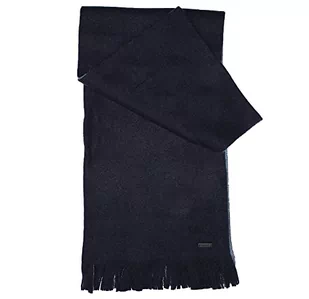 BOSS Męski szalik Lorfeo, Dark Blue404, jeden rozmiar - Apaszki i szaliki męskie - miniaturka - grafika 1