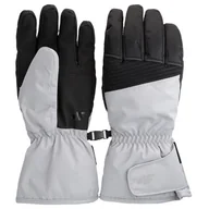 Rękawice narciarskie - Rękawice narciarskie 4F Gloves Fnk M150 Rozmiar rękawiczek: M / Kolor: szary/czarny - miniaturka - grafika 1