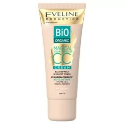 Eveline cosmetics Cosmetics - Bio Organic - MAGICAL CC CREAM - Krem koloryzujący CC z mineralnymi pigmentami - 30 ml - 02 NATURAL - Podkłady do twarzy - miniaturka - grafika 1
