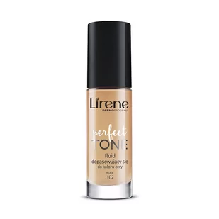 Lirene Perfect Tone, fluid dopasowujący się do koloru cery 102 Nude, 30 ml - Podkłady do twarzy - miniaturka - grafika 1