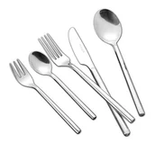 Zestawy sztućców - Esmeyer 142  034 30-częściowy zestaw sztućców Silke wykonana ze stali nierdzewnej 18/0 polerowana, lite drewno kute. 142-034 - miniaturka - grafika 1