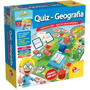 Lisciani Giochi Im a genius quiz Geografia - Gry planszowe - miniaturka - grafika 1