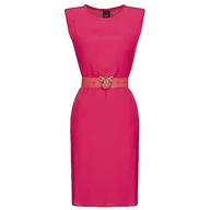 Sukienki - Pinko Langhirano Sukienka Pęknięcia Marocai Casual Sukienka Damska, Wwe_fuksja Cozy, 44 - miniaturka - grafika 1