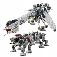 Figurki dla dzieci - Klocki WALKER AT-OT WALKER AT-OT i DROPSHIP LAAT/c Star Wars prezent 1758el - miniaturka - grafika 1
