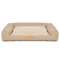 Legowiska dla psów - Legowisko dla psa beżowe + sztruks XL - miniaturka - grafika 1