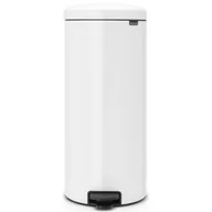 Kosze na śmieci - Brabantia Kosz pedałowy NewIcon, biały, 30 l - miniaturka - grafika 1
