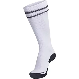 Skarpetki męskie - Hummel Unisex Element Football Sock skarpety biały biały i czarny 43-45 204046-9124 - grafika 1