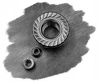 Śruby i nakrętki - M4 NAKRĘTKA KOŁNIERZOWA NIERDZEWNA A2 6923 (50) - miniaturka - grafika 1