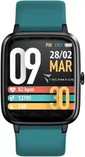 Techmade Move Zielony - Smartwatch - miniaturka - grafika 1