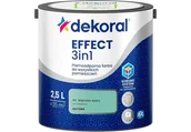 Farby wewnętrzne - Farba Lateksowa Plamoodporna Effect 3IN1 2.5L Miętowo-Szary Dekoral - miniaturka - grafika 1