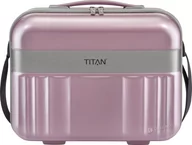 Walizki - Kuferek / kosmetyczka Titan Spotlight Flash różowa - miniaturka - grafika 1