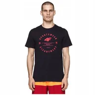 Koszulki męskie - Koszulka Męska 4f T-shirt Podkoszulek Limitowana Na Co Dzień L - miniaturka - grafika 1