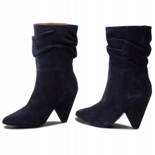 Eva Minge Damskie Botki Klasyczne Skóra 40 3B9G5* 40 3_9