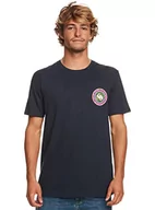 Koszulki męskie - Quiksilver Koszulka męska Basic Blue M - miniaturka - grafika 1