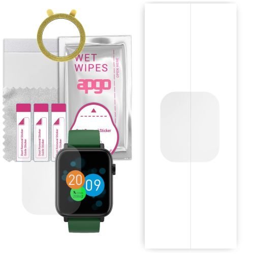 1x folia hydrożelowa ochronna do Noise ColorFit Vivid Call 2 - apgo Smartwatch Hydrogel Protection Ochrona na ekran smartwatcha