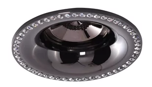 Azzardo Lampa wpuszczana ADAMO MIDST DIAMOND black chrome AZ 2731) - Lampy sufitowe - miniaturka - grafika 2