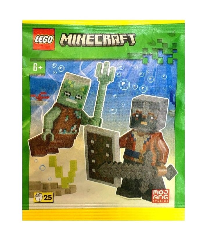 LEGO Minecraft Zestaw - Drowned and Hero 662405 polybag klocki