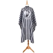 Peleryny fryzjerskie - TEMU Zielona Pasiasta Peleryna Fryzjerska Profesjonalny Szalik Nieprzywierający Antystatyczny Fartuch do Strzyżenia i Stylizacji Włosów, - miniaturka - grafika 1