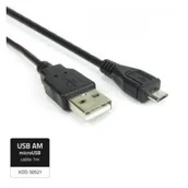 Adaptery i przejściówki - Qoltec 50521 Kabel Usb 2.0 A męska / Micro Usb męs - miniaturka - grafika 1