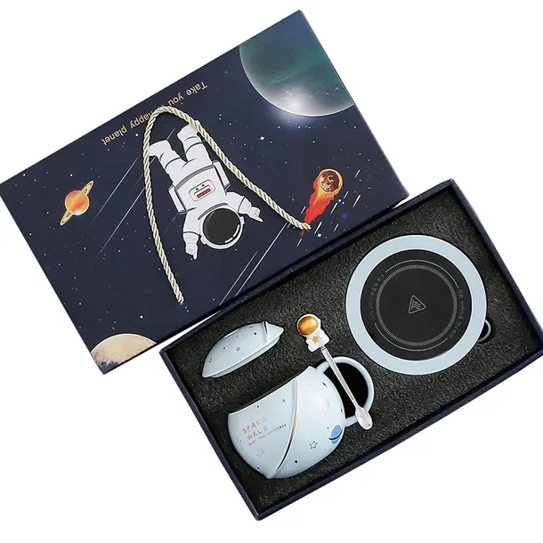 Czajnik elektryczny Kubek z podgrzewaczem USB #cool_items Kubek z podgrzewaczem USB Planeta Błękitny 10 W 0,38 l niebieski