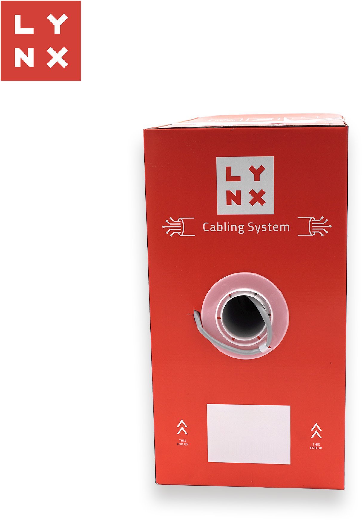 Lynx CS LYNX FTP kabel Cat5e, PVC, 0,5mm, celoměděný, vnitřní, šedý, box 305m