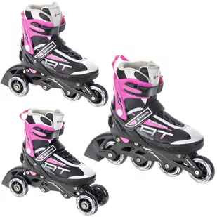 Rolki Wrotki 3w1 Raven Profession Black/Pink 31-35 - Rolki - miniaturka - grafika 1