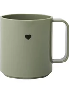 Sztućce dla dzieci - Design Letters Kubek "Mini Love" w kolorze zielonym - 175 ml - miniaturka - grafika 1
