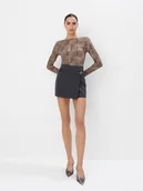 Spodenki damskie - Mohito - Spódnico-szorty - szary - miniaturka - grafika 1