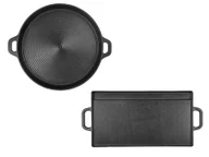 Patelnie - GRILLMEISTER Żeliwna patelnia grillowa - miniaturka - grafika 1