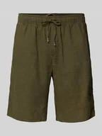 Spodenki męskie - Szorty o kroju relaxed slim fit z mieszanki lnu - miniaturka - grafika 1