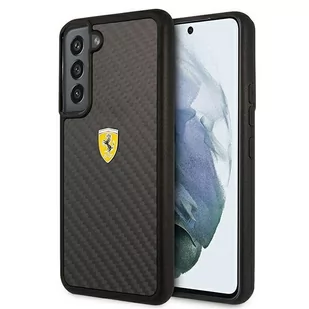 Ferrari FEHCS22SFCAK S22 S901 czarny/black hardcase On Track Real Carbon FER000516-0 - Etui i futerały do telefonów - miniaturka - grafika 1