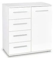 Komody - Lines komoda biała c5 N1-W95 - miniaturka - grafika 1