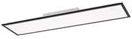 Lampy pozostałe - Leuchten Direkt Panel do montażu LED Flat CCT, czarny, 119 x 29 cm - miniaturka - grafika 1