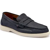 Półbuty męskie - Tommy Hilfiger Skórzane loafersy - miniaturka - grafika 1
