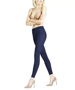 FALKE Damskie legginsy Pure Matt 50 DEN półnieprzezroczyste czarno-białe więcej kolorów ciepłe termiczne długie jednokolorowe na lato lub zimę, 1 para, Niebieski (Deep Royal 6778), S-M - Legginsy - miniaturka - grafika 1