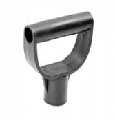 Łopaty i widły - MOCNY UCHWYT DO TRZONKA ŁOPATY LUB SZPADLA ŚREDNICA FI 30 MM CZARNA RĄCZKA - miniaturka - grafika 1