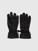 Rękawice narciarskie - 4F Rękawiczki narciarskie Thinsulate dziecięce - czarne S - miniaturka - grafika 1