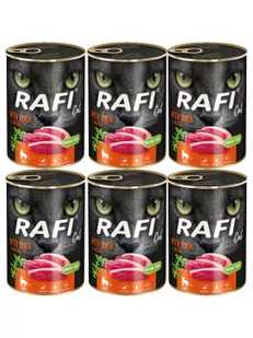 Rafi Cat 400g ADULT z Kaczką - Mokra karma dla kotów - miniaturka - grafika 1