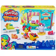 Masy plastyczne - Hasbro Play-Doh Town Sklepik ze zwierzakami - miniaturka - grafika 1