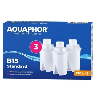 Aquaphor Komplet 3 Wkład / filtrów do wody STANDART - Akcesoria i części AGD - miniaturka - grafika 2