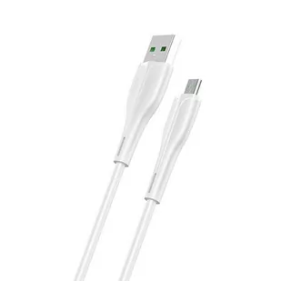 USAMS Kabel U38 microUSB 4A Fast Charge for OPPO 1m biały/white SJ375USB02 (US-SJ375) - Kable USB - miniaturka - grafika 4