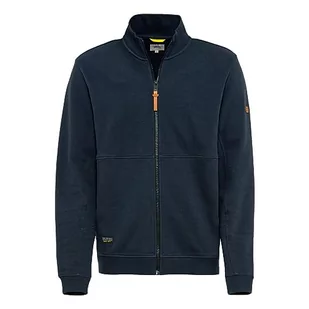 camel active Męska bluza ze stójką, niebieski, M - Bluzy męskie - miniaturka - grafika 1