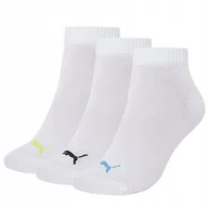 Skarpetki męskie - Skarpety Puma Quarter Plain 3 pary 906978-78 biały 43/46 - miniaturka - grafika 1